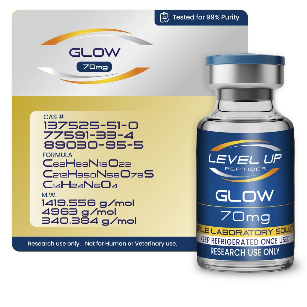 GLOW (70mg) product vial