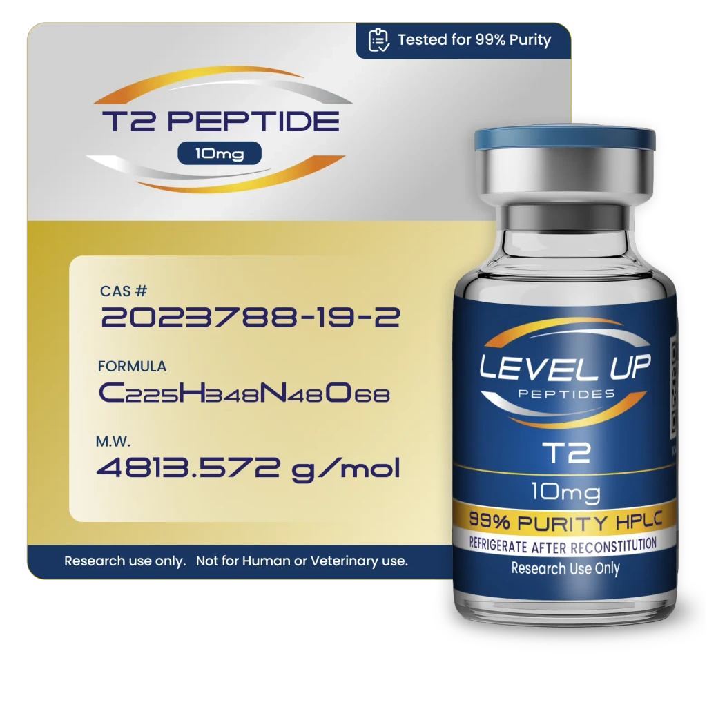 Peptide T2 (10mg) product vial